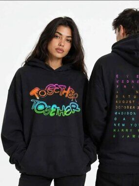 Harry Styles Together Together 2026 MSG Rainbow Hoodie XL NWOT